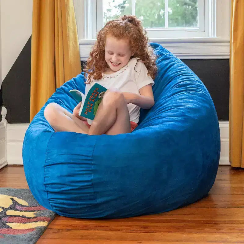 Jaxx Cocoon Pouf Poire de 1,20 m et Matelas d'Appoint