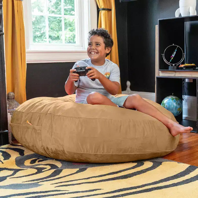 Jaxx Cocoon Pouf Poire de 1,20 m et Matelas d'Appoint