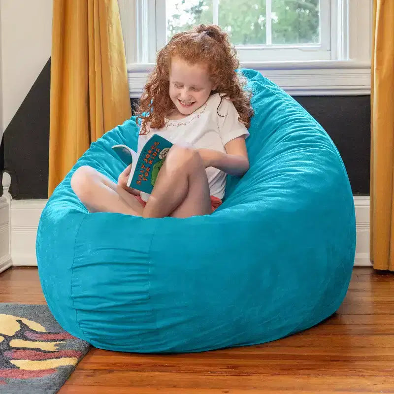 Jaxx Cocoon Pouf Poire de 1,20 m et Matelas d'Appoint