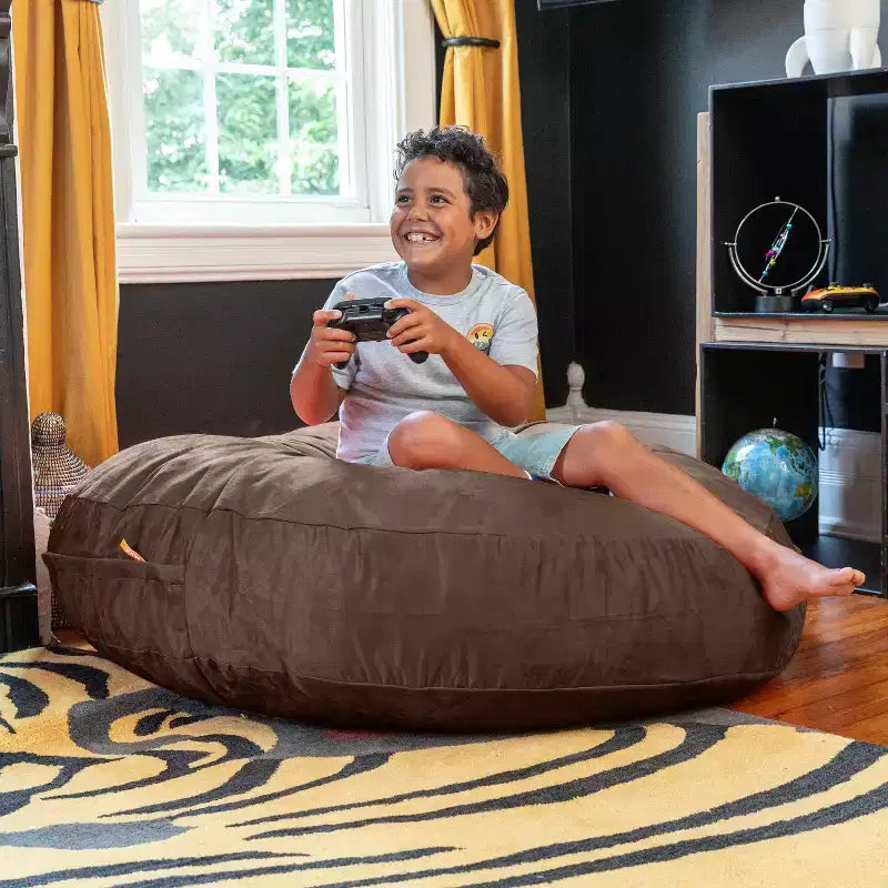 Jaxx Cocoon Pouf Poire de 1,20 m et Matelas d'Appoint