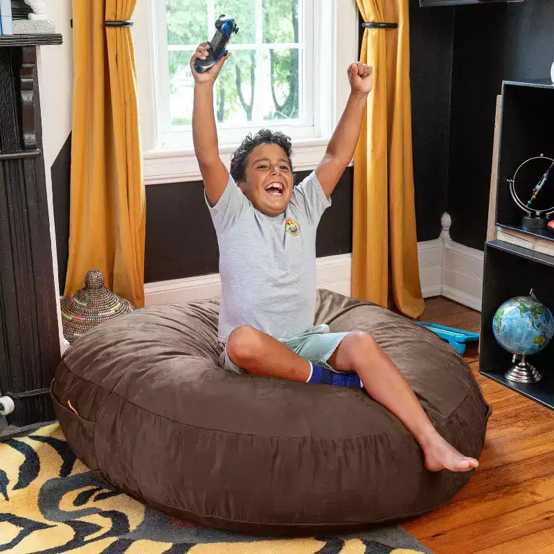 Jaxx Cocoon Pouf Poire de 1,20 m et Matelas d'Appoint