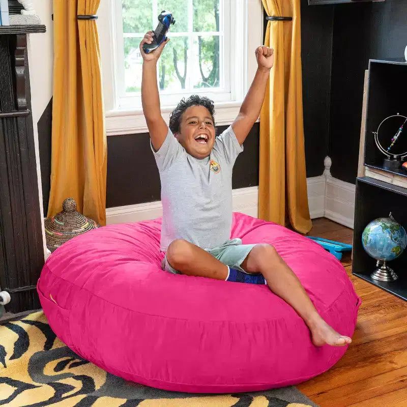 Jaxx Cocoon Pouf Poire de 1,20 m et Matelas d'Appoint