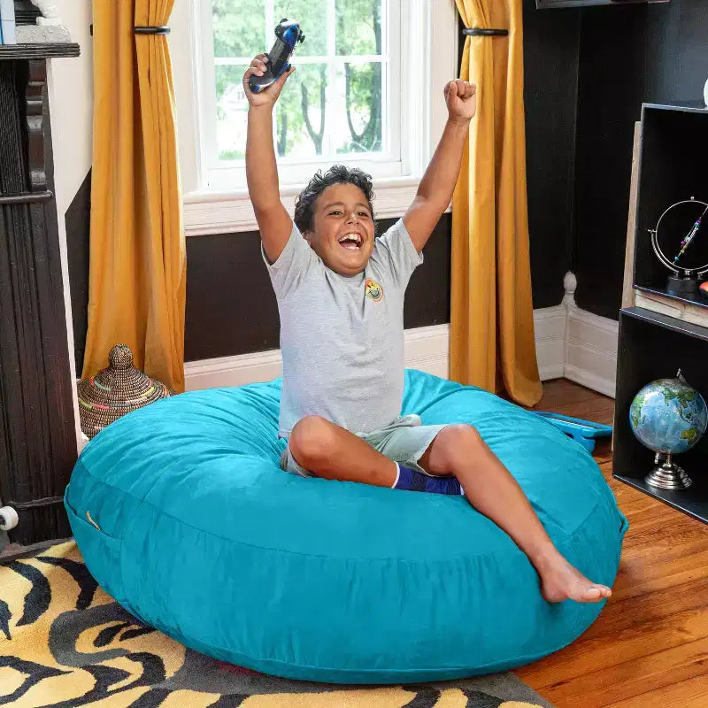 Jaxx Cocoon Pouf Poire de 1,20 m et Matelas d'Appoint