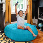 Jaxx Cocoon Pouf Poire de 1,20 m et Matelas d'Appoint