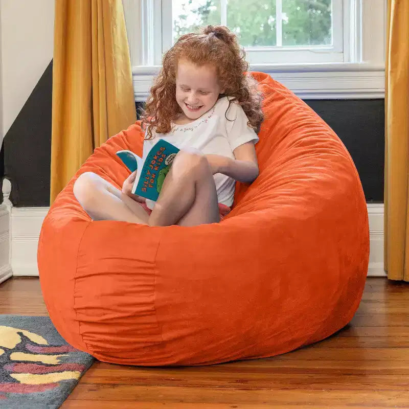Jaxx Cocoon Pouf Poire de 1,20 m et Matelas d'Appoint