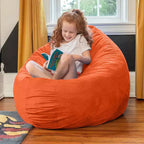 Jaxx Cocoon Pouf Poire de 1,20 m et Matelas d'Appoint