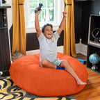 Jaxx Cocoon Pouf Poire de 1,20 m et Matelas d'Appoint