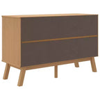 vidaXL Buffet OLDEN Marron 44,9x16,9x28,9 cm Bois de pin massif
