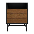 Reznor End Table, Black Oak