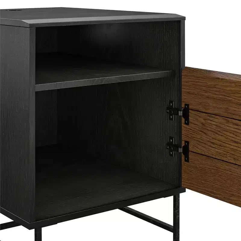 Table d'appoint Reznor, chêne noir
