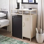 Mini-réfrigérateur de rangement de style casier métallique Novogratz Cache