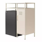 Mini-réfrigérateur de rangement de style casier métallique Novogratz Cache