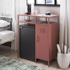 Mini-réfrigérateur de rangement de style casier métallique Novogratz Cache