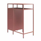 Mini-réfrigérateur de rangement de style casier métallique Novogratz Cache