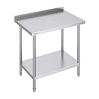VEVOR 24 x 36 x 36 Inch Stainless Steel Work Table, Commercial Food Prep Worktable Heavy Duty Prep Worktable, Metal Work Table