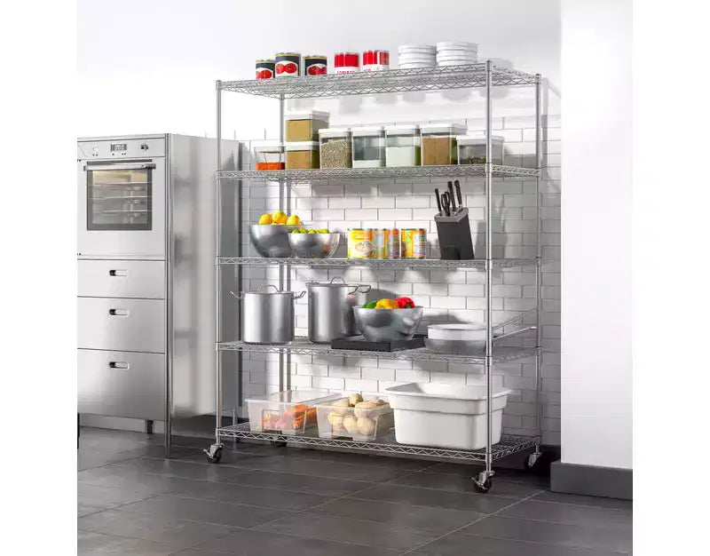 Étagère métallique en acier Seville Classics UltraDurable à 5 niveaux, 60 x 24 po