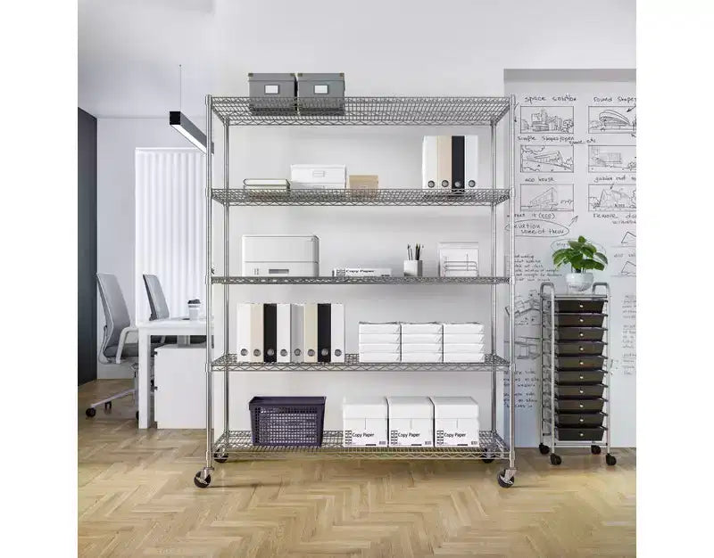 Étagère métallique en acier Seville Classics UltraDurable à 5 niveaux, 60 x 24 po