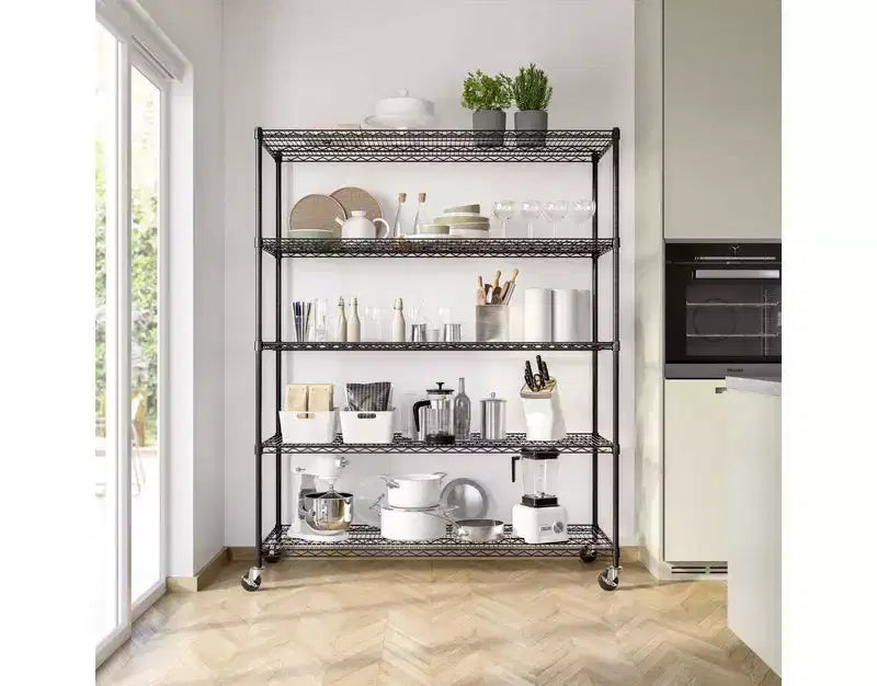 Étagère métallique en acier Seville Classics UltraDurable à 5 niveaux, 60 x 24 po