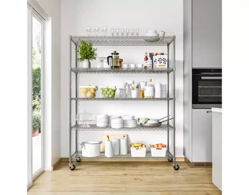 Étagère métallique en acier Seville Classics UltraDurable à 5 niveaux, 60 x 24 po