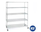 Étagère métallique en acier Seville Classics UltraDurable à 5 niveaux, 60 x 24 po