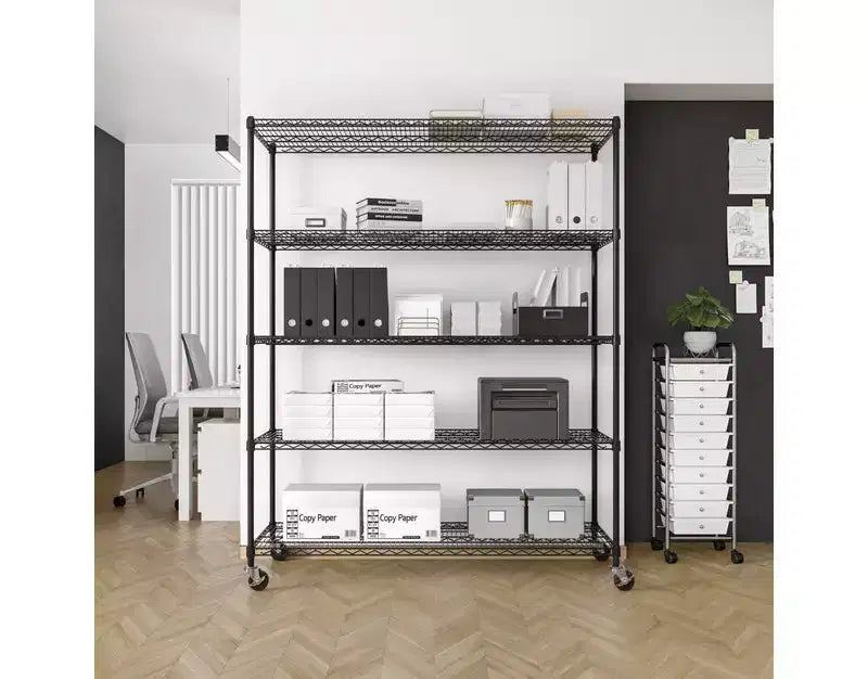 Étagère métallique en acier Seville Classics UltraDurable à 5 niveaux, 60 x 24 po