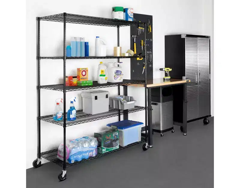 Étagère métallique en acier Seville Classics UltraDurable à 5 niveaux, 60 x 24 po