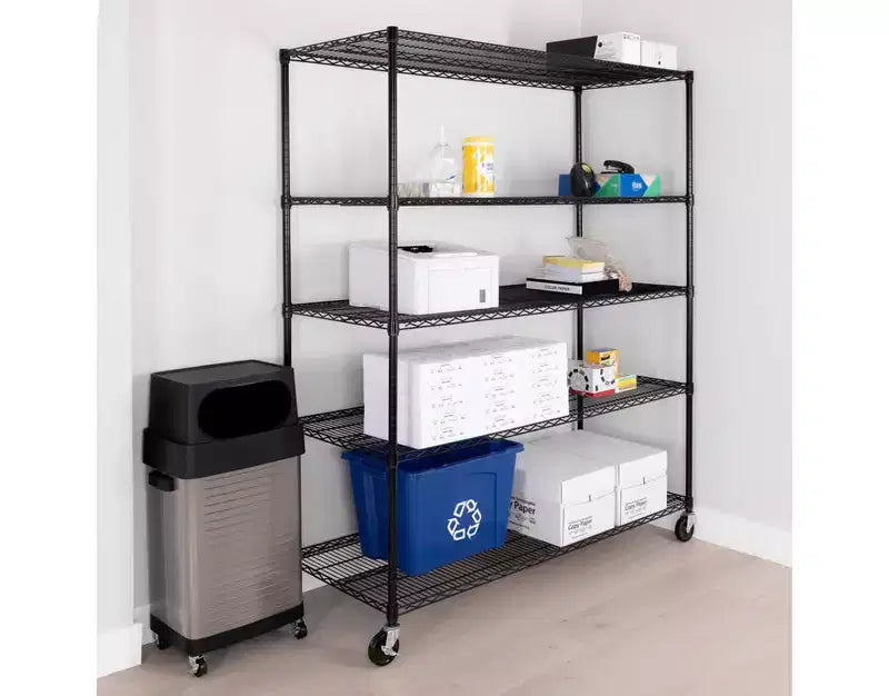 Étagère métallique en acier Seville Classics UltraDurable à 5 niveaux, 60 x 24 po