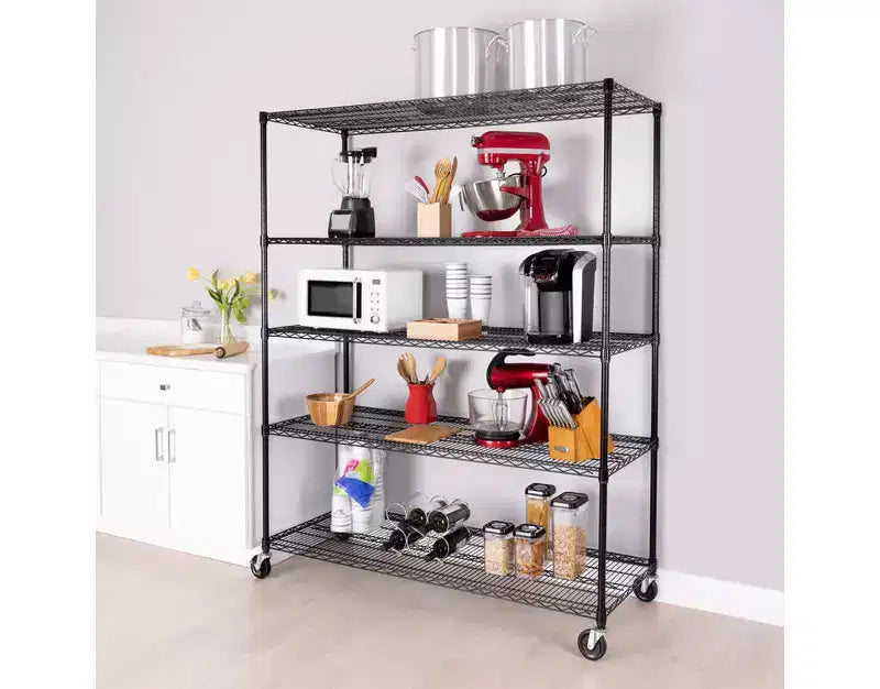 Étagère métallique en acier Seville Classics UltraDurable à 5 niveaux, 60 x 24 po