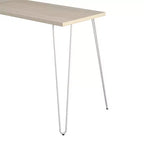 Bureau en L Ameriwood Home Haven avec étagère surélevée