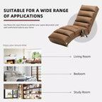 Fauteuil de relaxation avec télécommande, Ergonomique, électrique avec 5 modes de massage, pour bureau, en lin