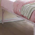 Cadre de lit gigogne escamotable en métal taille double avec roulettes de Kings Brand Furniture – Solution compacte robuste et élégante