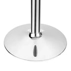 Bekrvio Table d'appoint en acrylique transparent de 40 cm en forme de C avec base en acier inoxydable, petite table de bout moderne à double couche pour canapé, table de chevet dans le salon