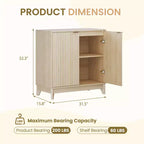 Meuble d'appoint EROMMY, Buffet de rangement moderne pour salon