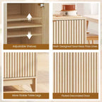 Meuble d'appoint EROMMY, Buffet de rangement moderne pour salon