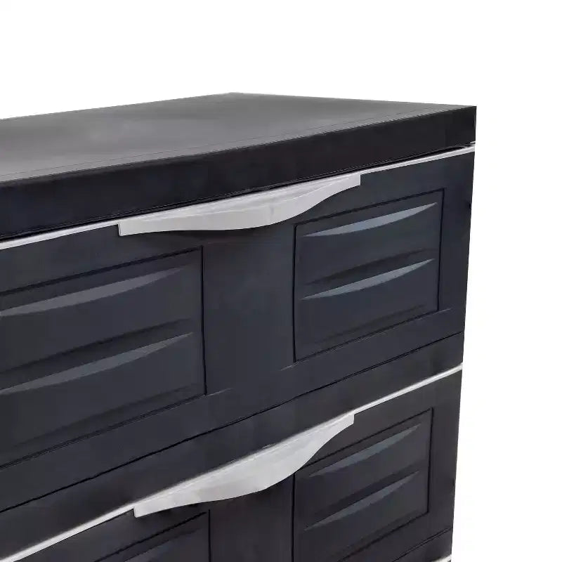 Sunnydaze Meuble de rangement à 3 tiroirs en plastique robuste - 29,5