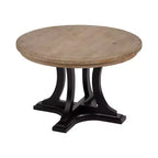 Kate and Laurel Linsley Wood Coffee Table, 28x28x18, Rustic Brown