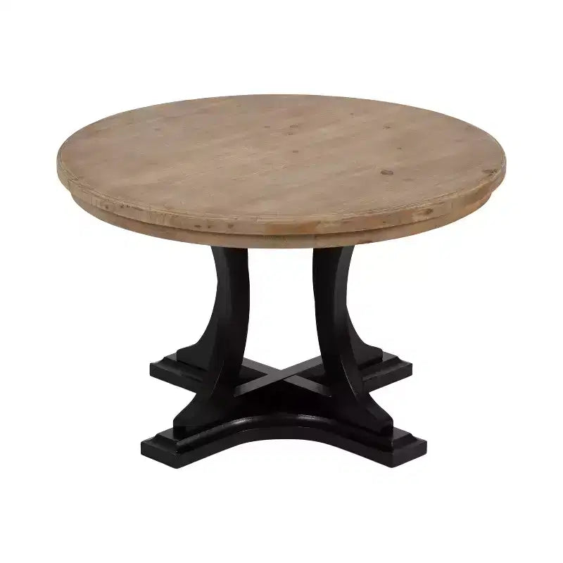 Table basse en bois Linsley de Kate and Laurel, 28x28x18, marron rustique