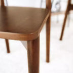 Chaises de salle à manger GDFStudio Thomas Mid-Century Modern en bois massif de noyer (lot de 2)