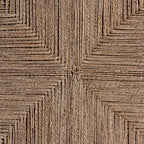 Table basse en jonc de mer naturel bali & pari Nakita Japandi