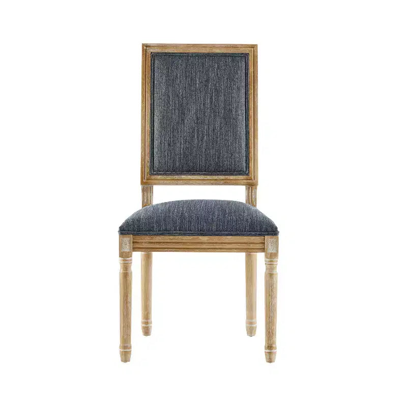 Chaise de salle à manger rembourrée Christopher Knight Home Carina en bois d'hévéa de style campagnard français (lot de 4)