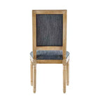 Chaise de salle à manger rembourrée Christopher Knight Home Carina en bois d'hévéa de style campagnard français (lot de 4)
