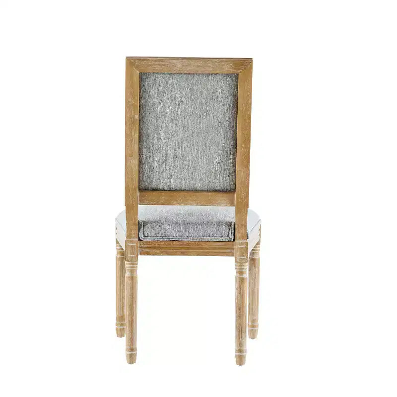 Chaise de salle à manger rembourrée Christopher Knight Home Carina en bois d'hévéa de style campagnard français (lot de 4)