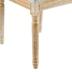 Chaise de salle à manger rembourrée Christopher Knight Home Carina en bois d'hévéa de style campagnard français (lot de 4)