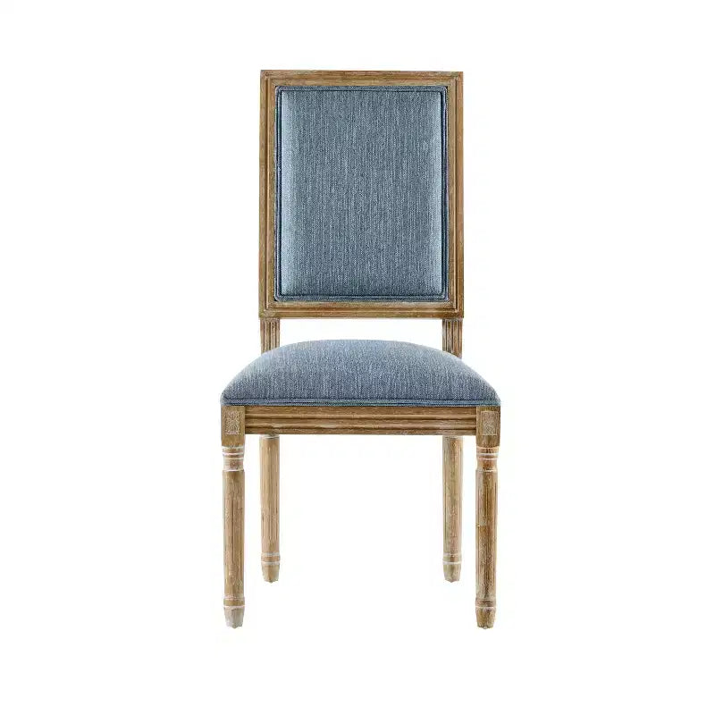 Chaise de salle à manger rembourrée Christopher Knight Home Carina en bois d'hévéa de style campagnard français (lot de 4)