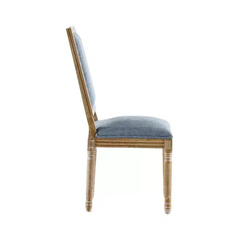 Chaise de salle à manger rembourrée Christopher Knight Home Carina en bois d'hévéa de style campagnard français (lot de 4)