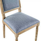 Chaise de salle à manger rembourrée Christopher Knight Home Carina en bois d'hévéa de style campagnard français (lot de 4)