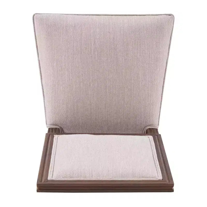 Chaise de salle à manger rembourrée Christopher Knight Home Carina en bois d'hévéa de style campagnard français (lot de 4)
