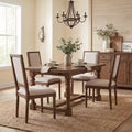 Christopher Knight Home Carina French Country Rubberwood Upholstered Dining Chair (Set of 4)
