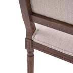 Christopher Knight Home Carina Chaise de salle à manger capitonnée en bois d'hévéa de style campagnard français (lot de 6)