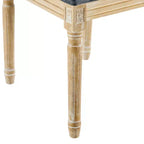 Christopher Knight Home Carina Chaise de salle à manger capitonnée en bois d'hévéa de style campagnard français (lot de 6)